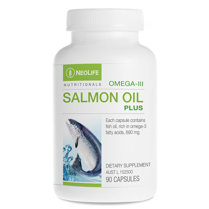 NeoLife Omega-III Salmon Oil Plus - 90 Capsules